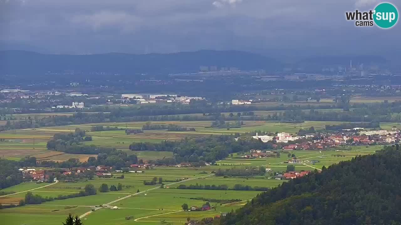 Webcam Dol pri Ljubljani – Vista panorámica en directo desde Vrh pri Dolskem