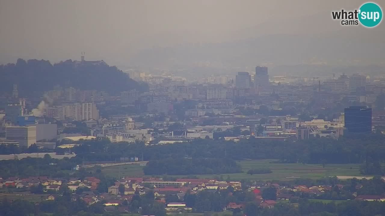Webcam Dol pri Ljubljani – Vista panorámica en directo desde Vrh pri Dolskem