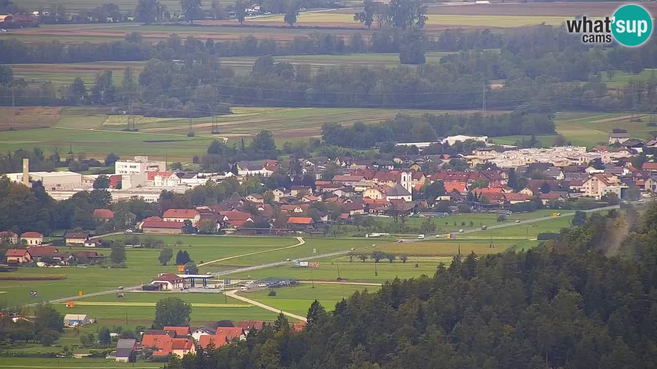 Web kamera Dol pri Ljubljani – Panoramski pogled s Vrha pri Dolskem