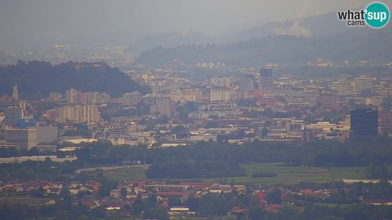 Webcam Dol pri Ljubljani – Vue panoramique en direct depuis Vrh pri Dolskem
