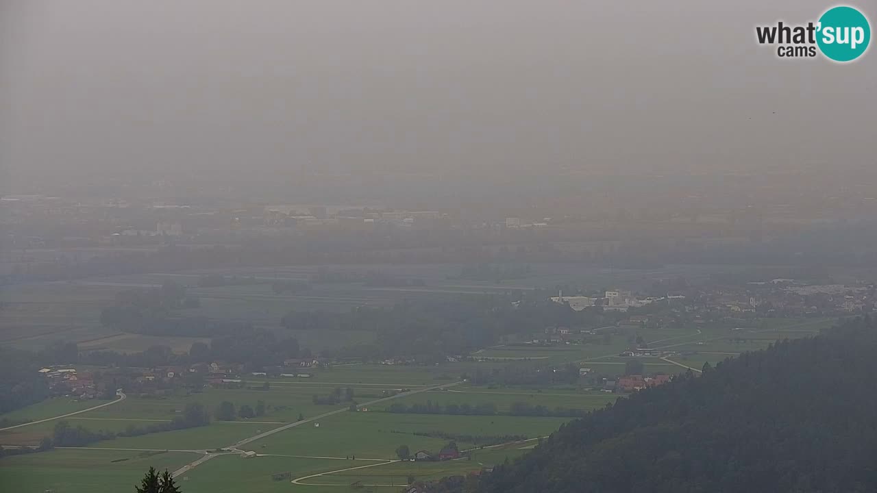 Webcam Dol pri Ljubljani – Panoramablick vom Vrh pri Dolskem