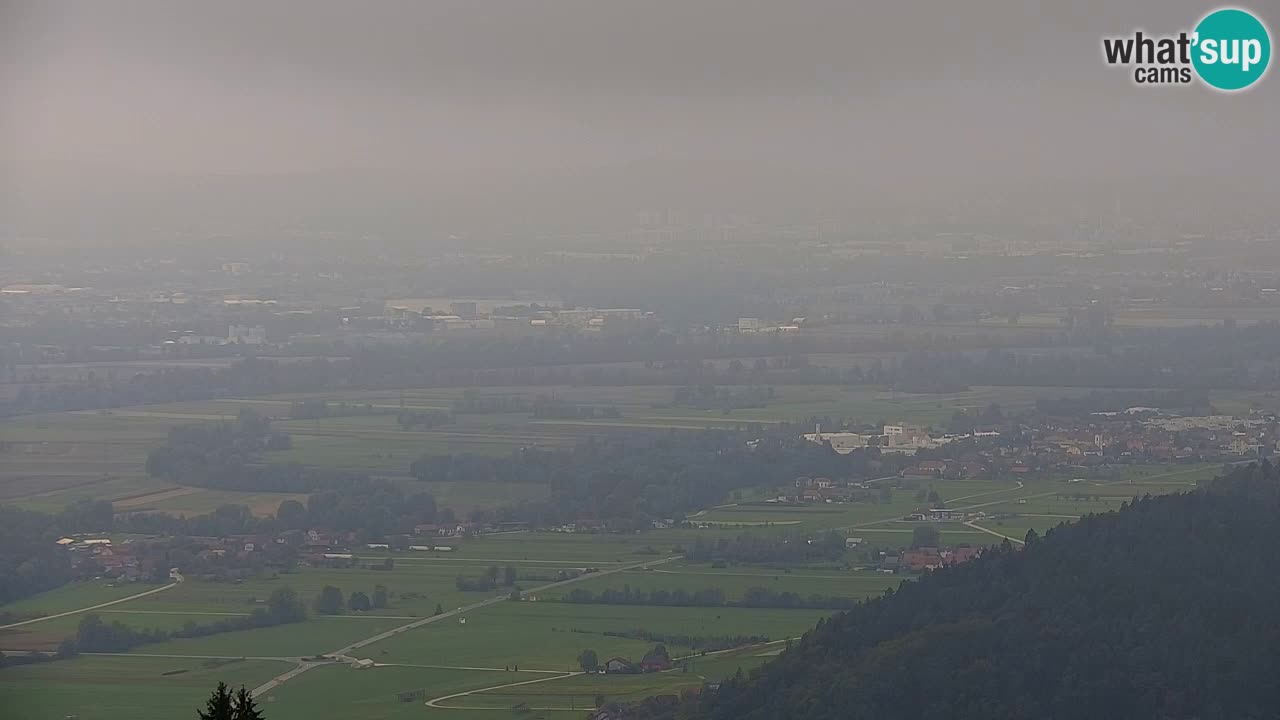 Web kamera Dol pri Ljubljani – Panoramski pogled s Vrha pri Dolskem