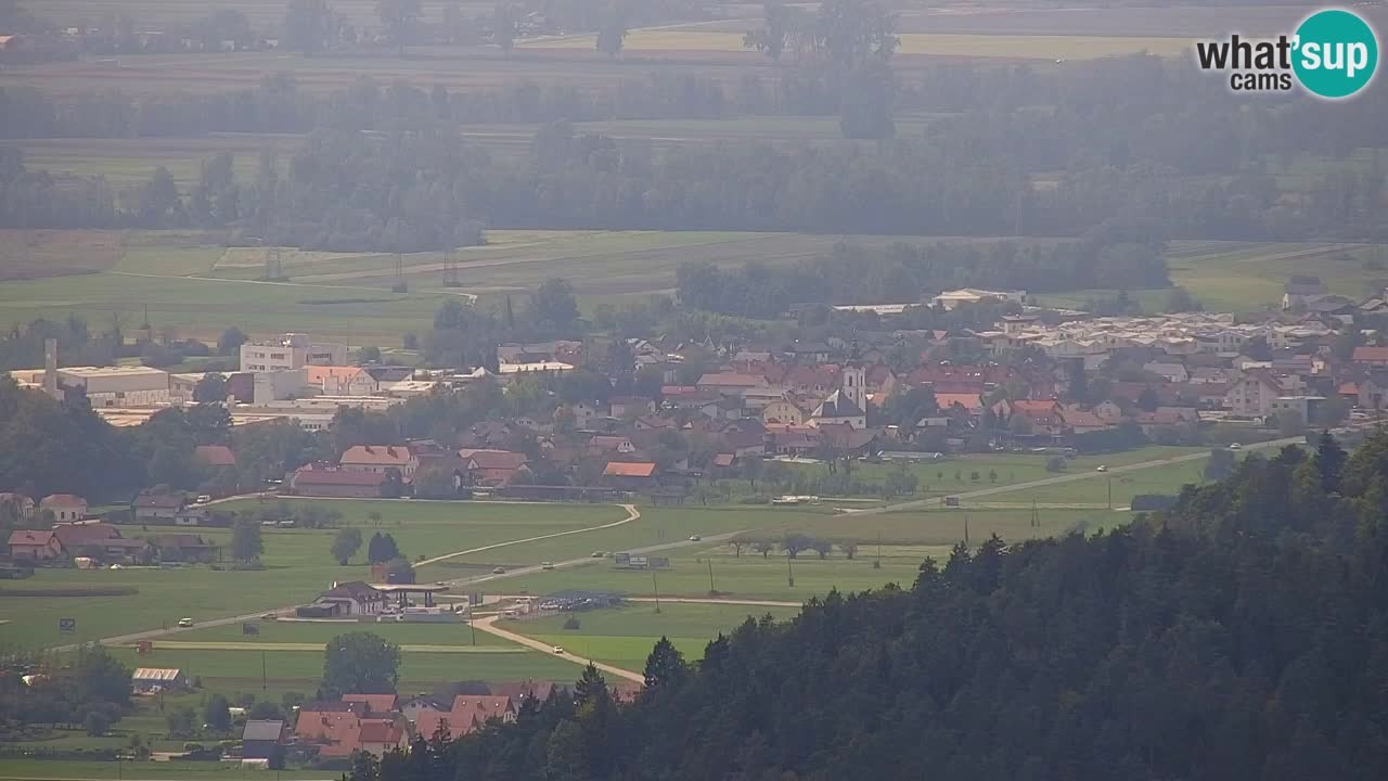 Webcam Dol pri Ljubljani – Vista panorámica en directo desde Vrh pri Dolskem