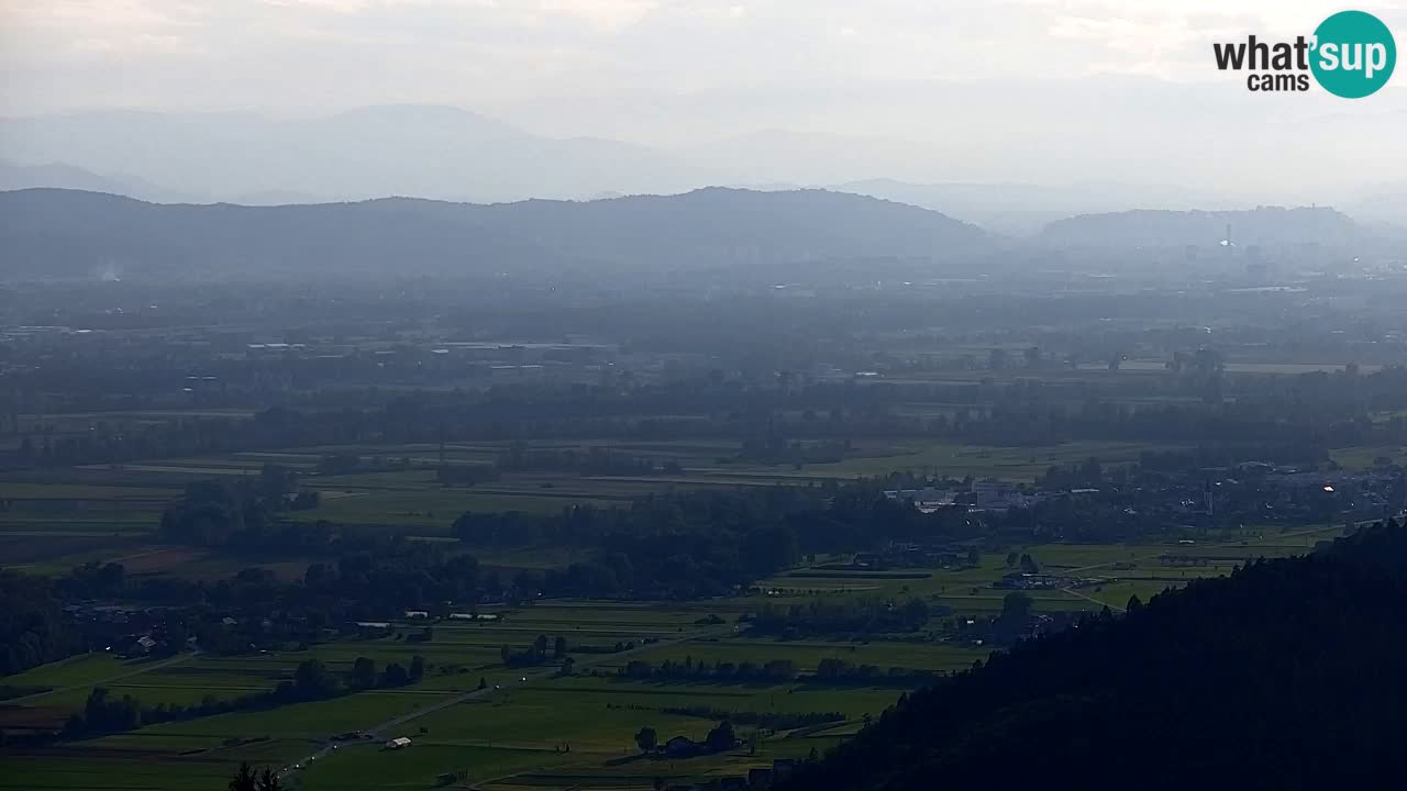 Webcam Dol pri Ljubljani – Panoramablick vom Vrh pri Dolskem