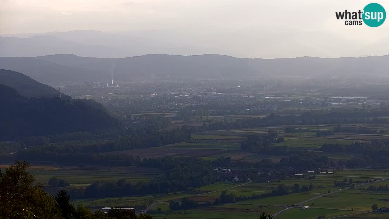 Webcam Dol pri Ljubljani – Panoramablick vom Vrh pri Dolskem