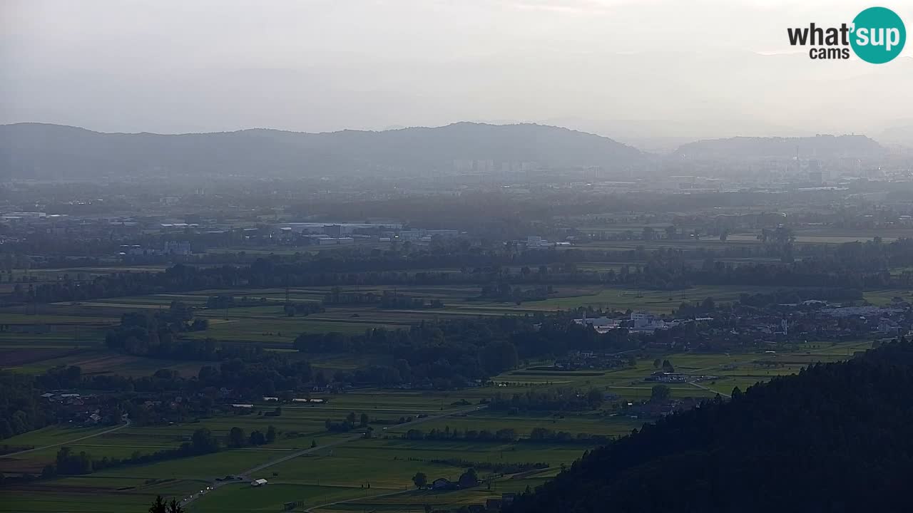 Webcam Dol pri Ljubljani – Panoramablick vom Vrh pri Dolskem