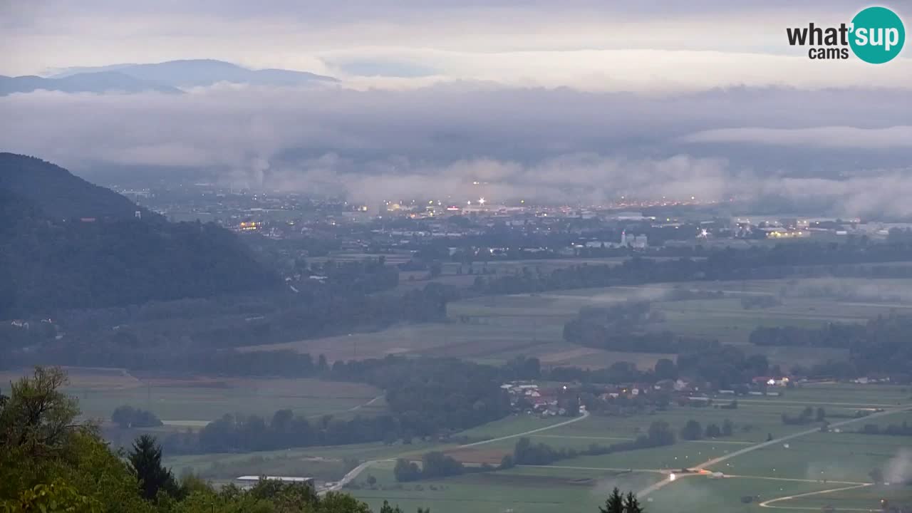 Webcam Dol pri Ljubljani – Panoramablick vom Vrh pri Dolskem