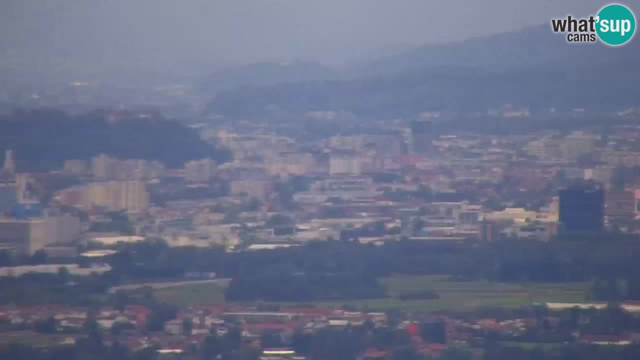 Webcam Dol pri Ljubljani – Panoramablick vom Vrh pri Dolskem