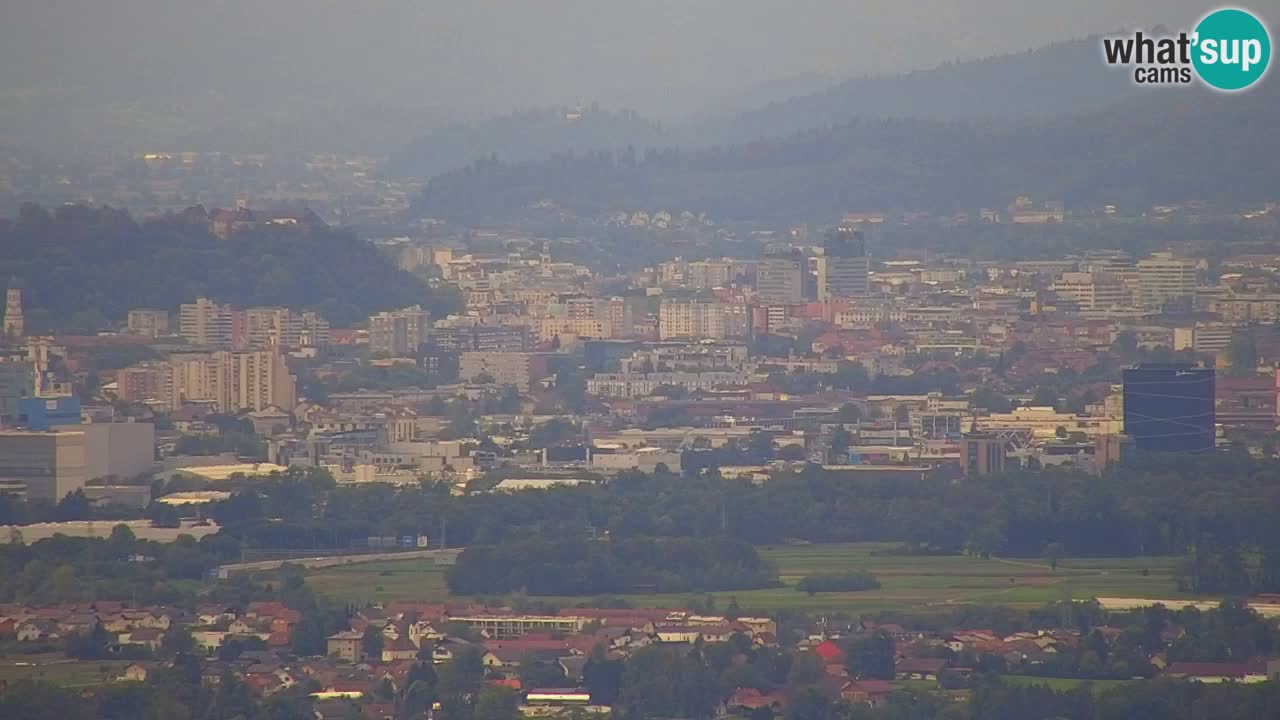 Webcam Dol pri Ljubljani – Panoramablick vom Vrh pri Dolskem