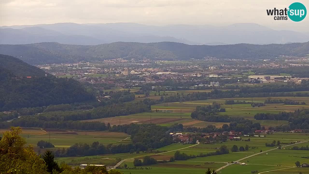 Web kamera Dol pri Ljubljani – Panoramski pogled s Vrha pri Dolskem