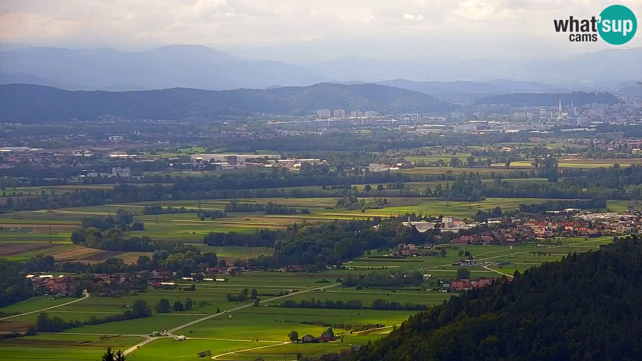 Webcam Dol pri Ljubljani – Vista panorámica en directo desde Vrh pri Dolskem
