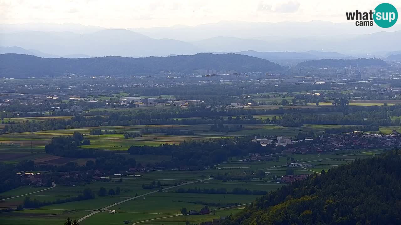 Webcam Dol pri Ljubljani – Vista panorámica en directo desde Vrh pri Dolskem