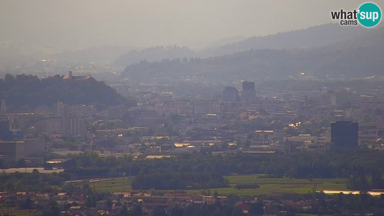 Webcam Dol pri Ljubljani – Panoramablick vom Vrh pri Dolskem