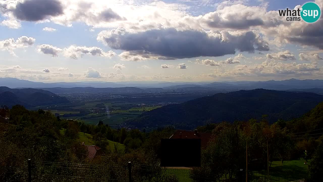 Webcam Dol pri Ljubljani – Vista panorámica en directo desde Vrh pri Dolskem