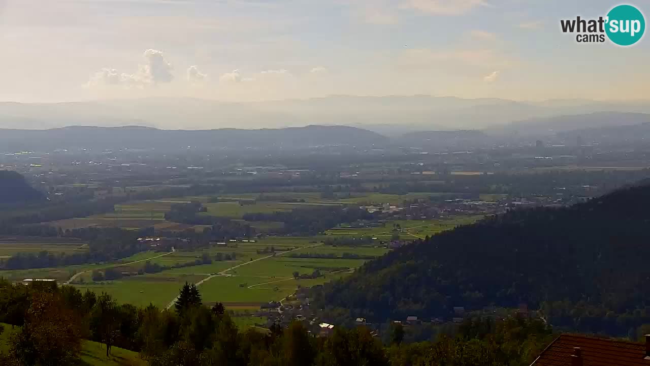 Webcam Dol pri Ljubljani – Panoramablick vom Vrh pri Dolskem