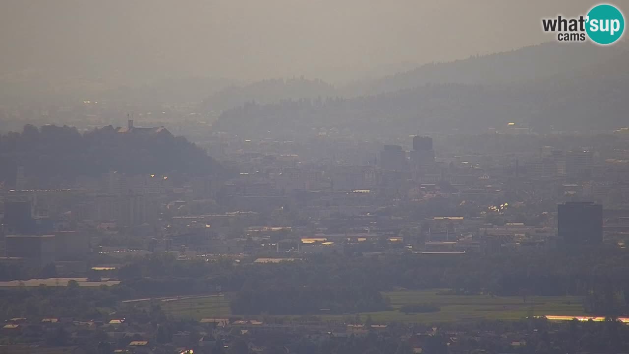 Webcam Dol pri Ljubljani – Panoramablick vom Vrh pri Dolskem