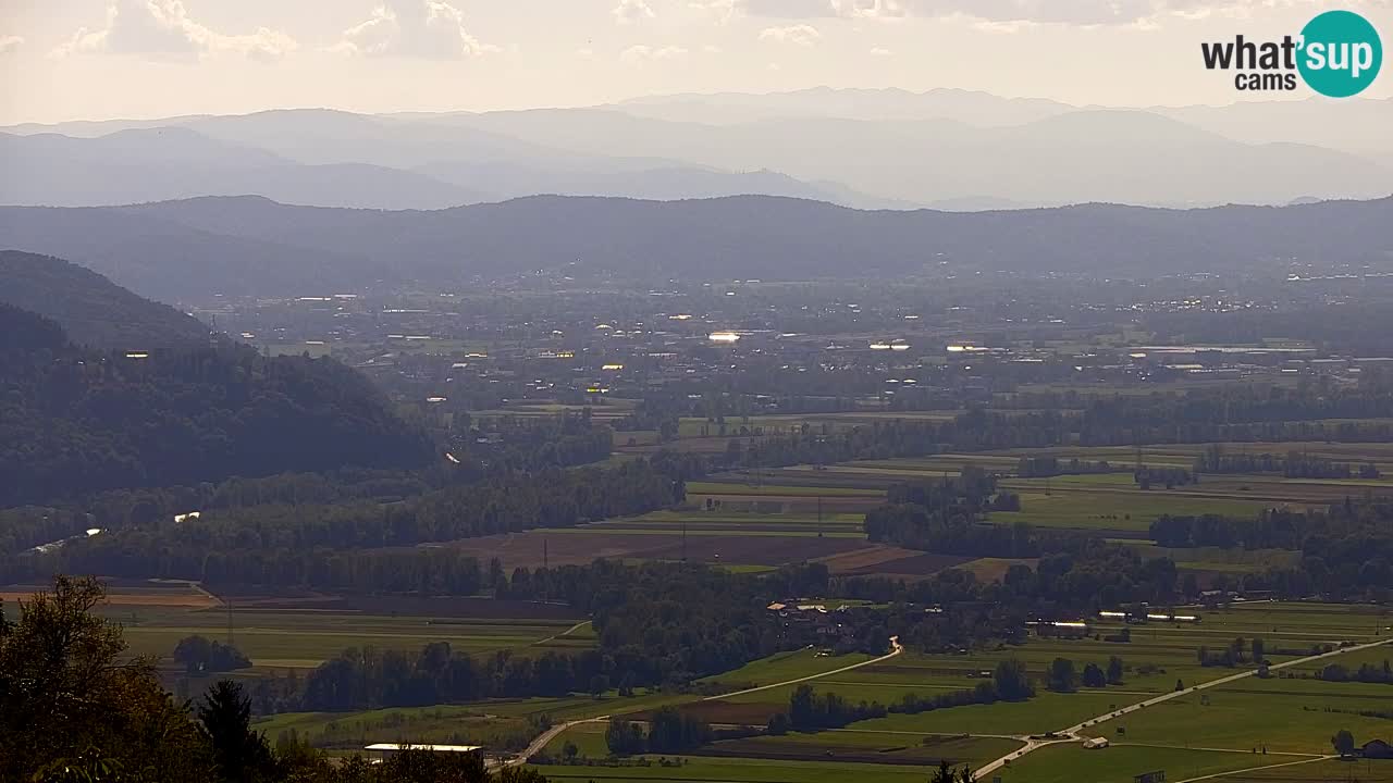 Webcam Dol pri Ljubljani – Panoramablick vom Vrh pri Dolskem