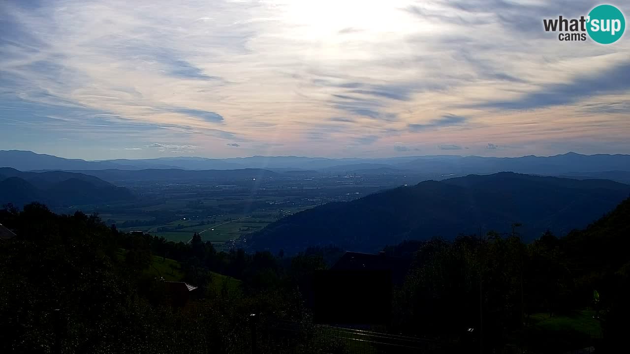 Webcam Dol pri Ljubljani – Panoramablick vom Vrh pri Dolskem