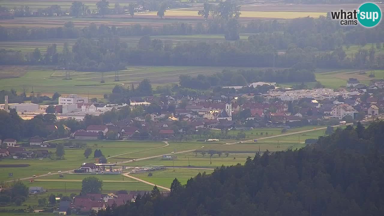Web kamera Dol pri Ljubljani – Panoramski pogled s Vrha pri Dolskem