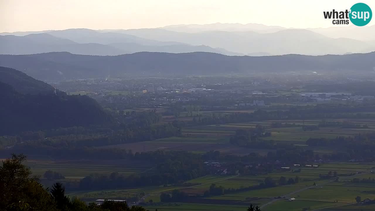 Webcam Dol pri Ljubljani – Panoramablick vom Vrh pri Dolskem