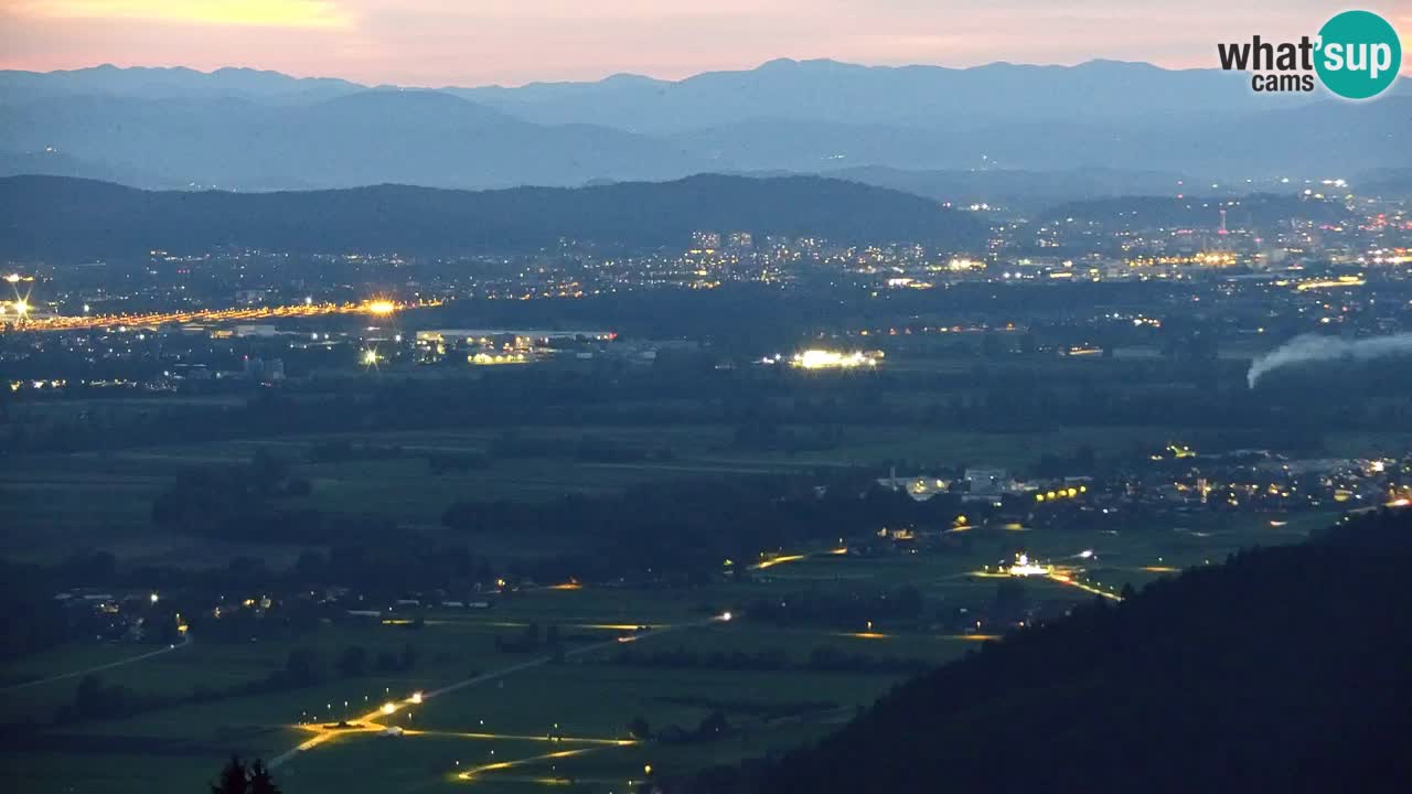Web kamera Dol pri Ljubljani – Panoramski pogled s Vrha pri Dolskem