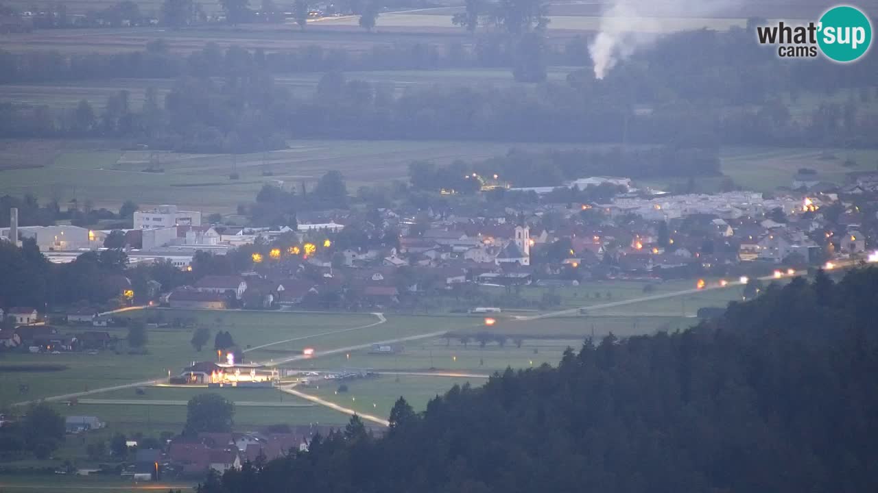 Webcam Dol pri Ljubljani – Vue panoramique en direct depuis Vrh pri Dolskem