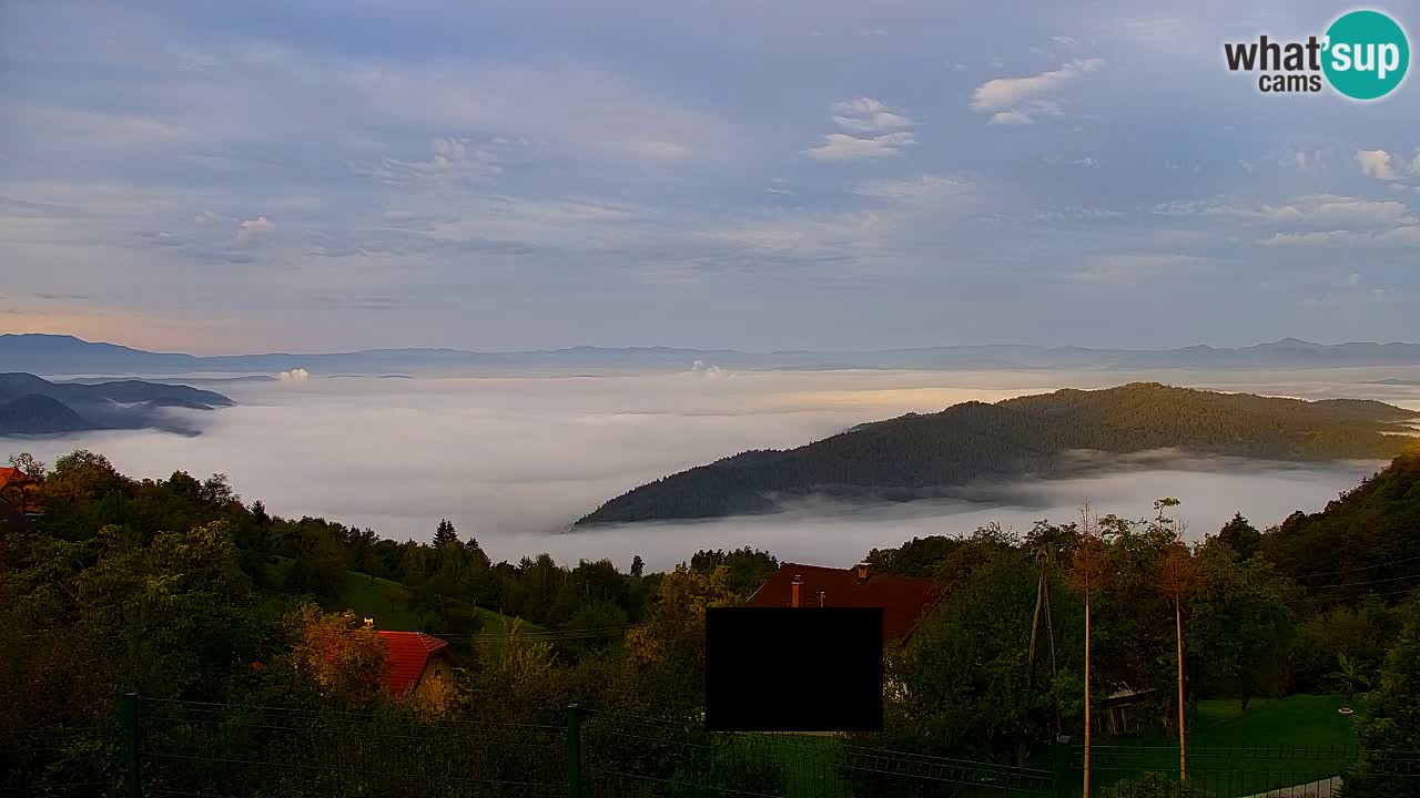 Webcam Dol pri Ljubljani – Panoramablick vom Vrh pri Dolskem