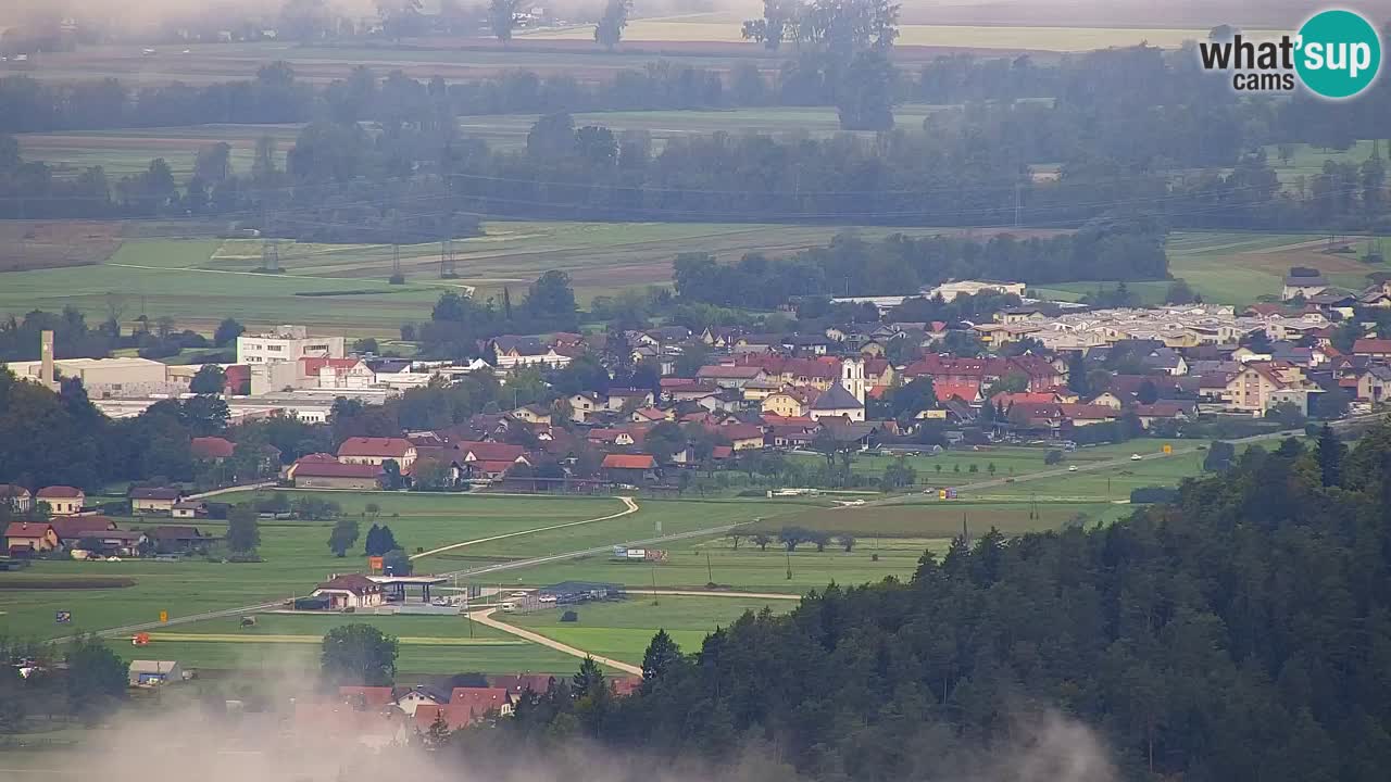 Webcam Dol pri Ljubljani – Vista panorámica en directo desde Vrh pri Dolskem