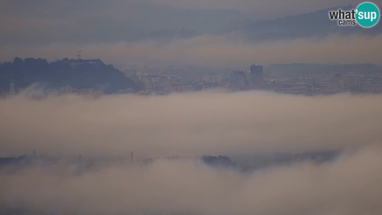 Webcam Dol pri Ljubljani – Vista panorámica en directo desde Vrh pri Dolskem