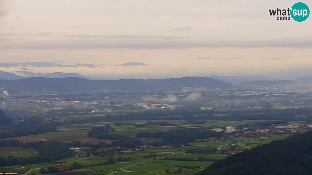 Webcam Dol pri Ljubljani – Panoramablick vom Vrh pri Dolskem