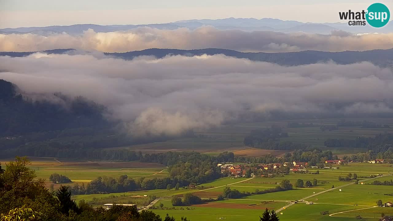 Webcam Dol pri Ljubljani – Live Panorama from Vrh pri Dolskem