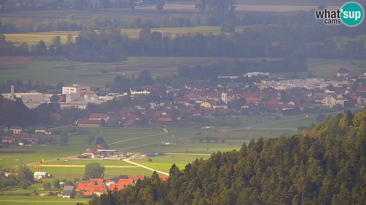 Webcam Dol pri Ljubljani – Vista panorámica en directo desde Vrh pri Dolskem
