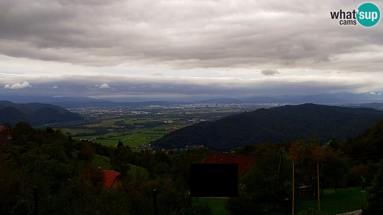 Webcam Dol pri Ljubljani – Panoramablick vom Vrh pri Dolskem