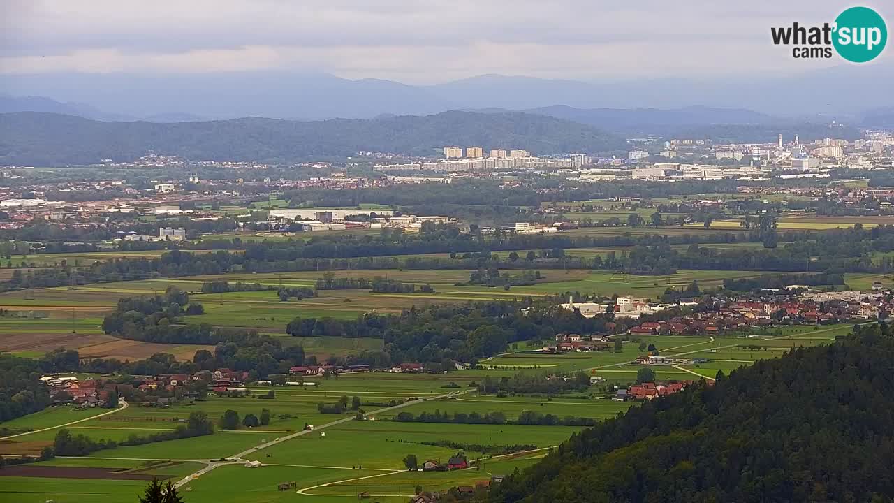 Webcam Dol pri Ljubljani – Panoramablick vom Vrh pri Dolskem