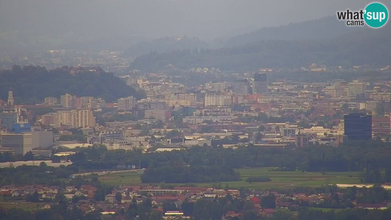 Webcam Dol pri Ljubljani – Panoramablick vom Vrh pri Dolskem