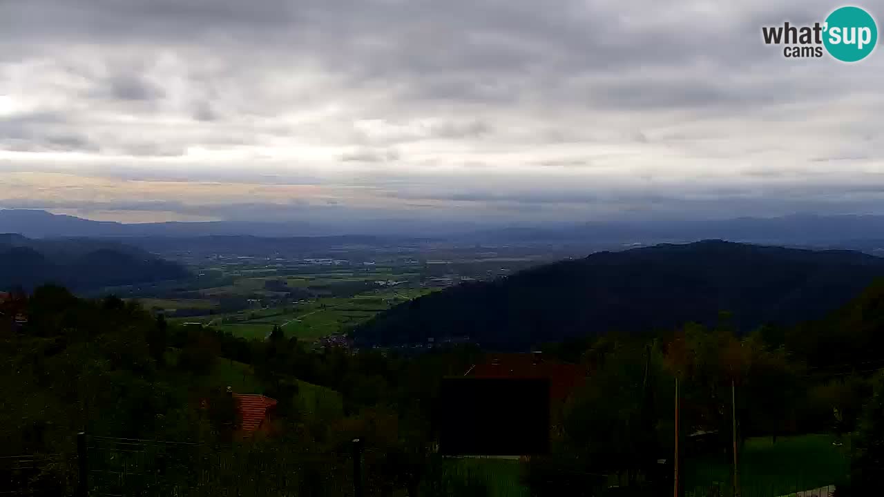 Webcam Dol pri Ljubljani – Panoramablick vom Vrh pri Dolskem