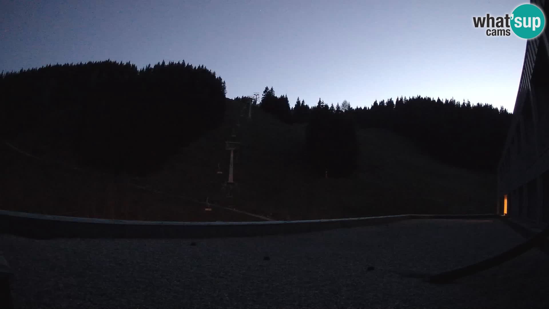 Webcam en direct de la station de ski de GOLTE – vue sur Medvedjak – Slovénie