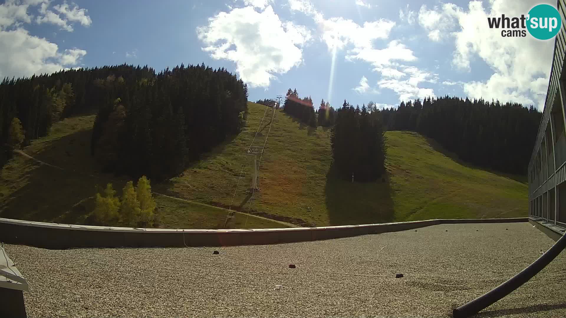GOLTE Ski resort live webcam – view to Medvedjak – Slovenia
