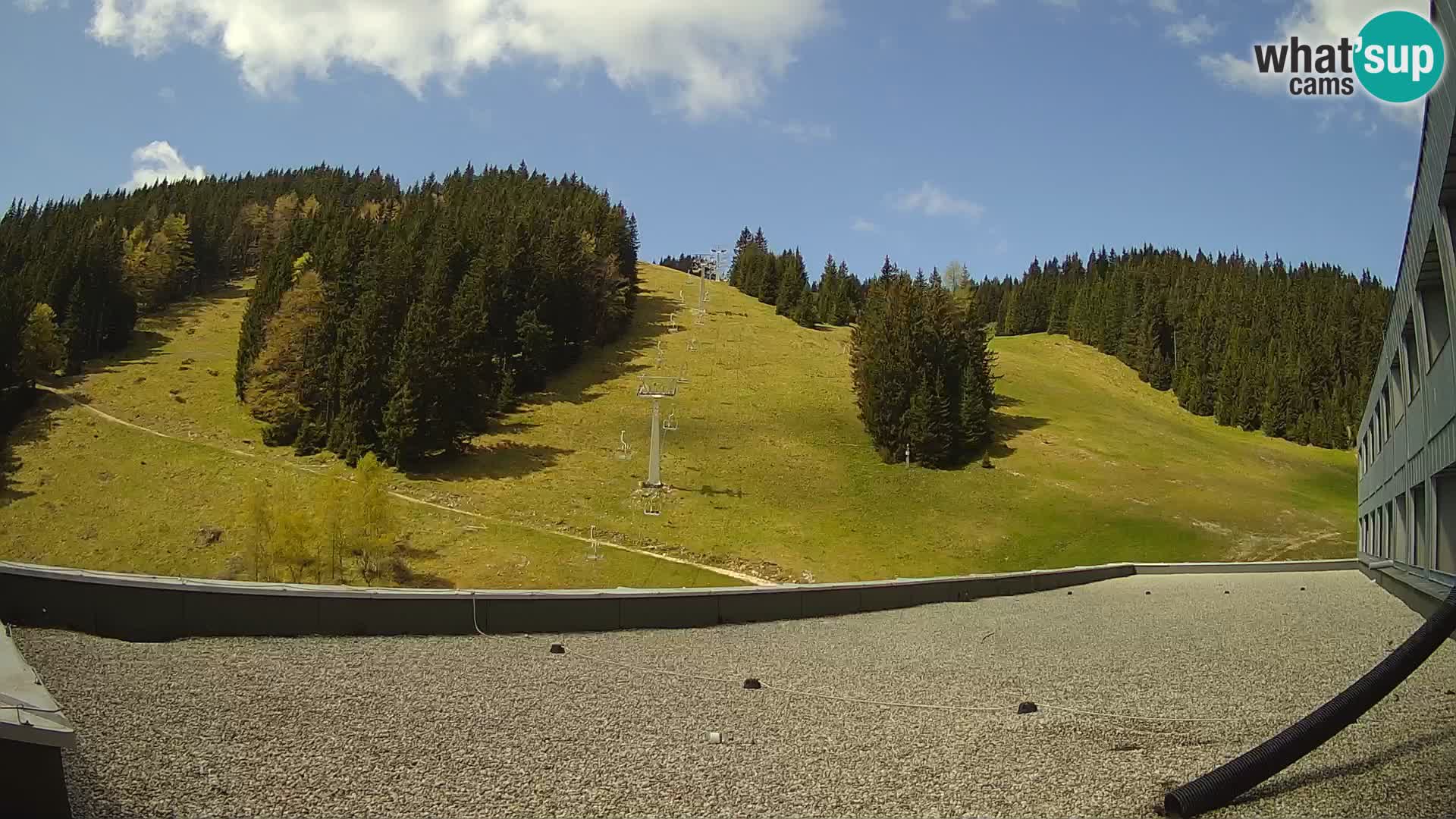 GOLTE skijalište web kamera – pogled na Medvedjak – Slovenija
