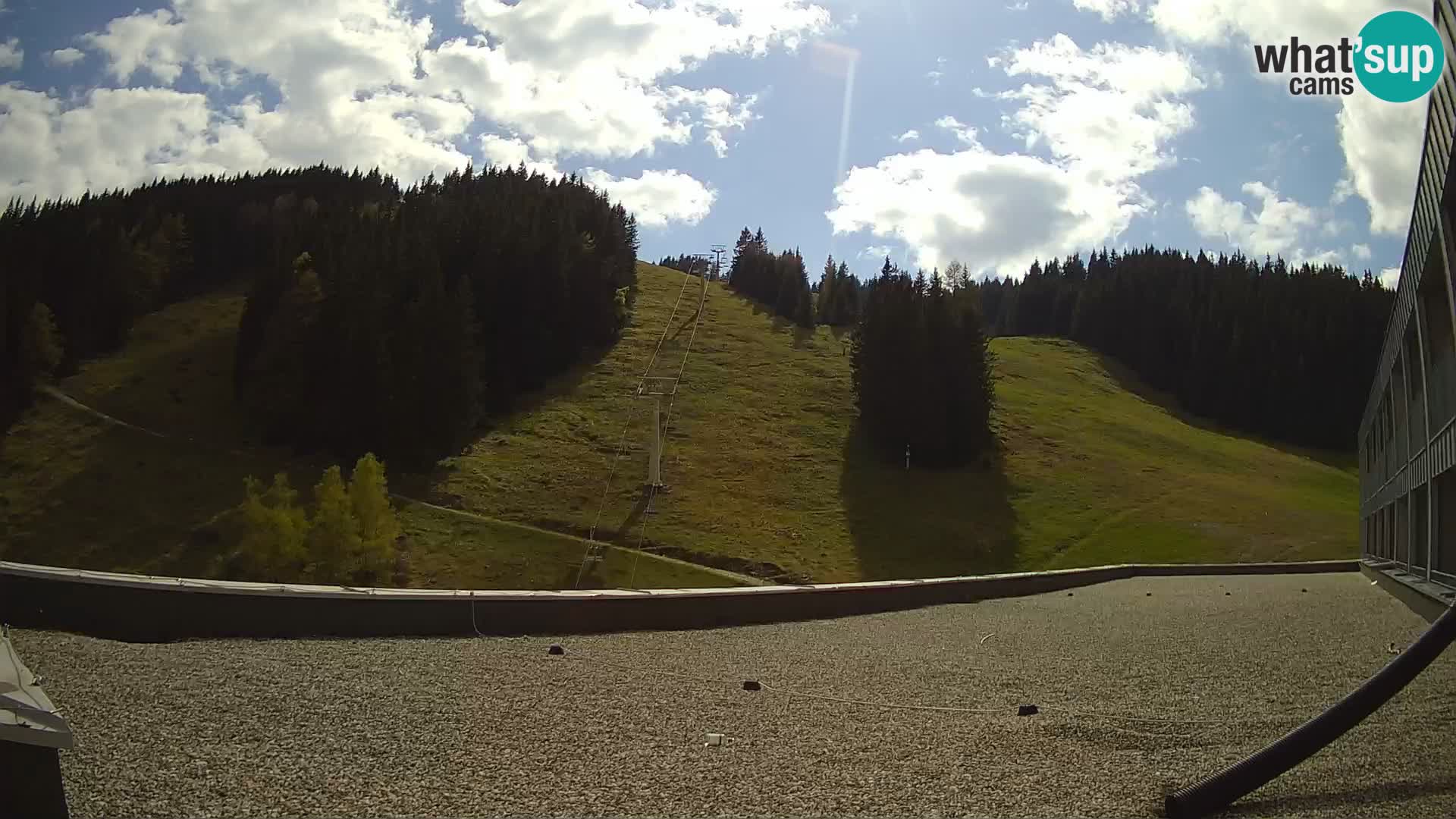 Cámara web en vivo de la estación de esquí GOLTE – vista a Medvedjak – Eslovenia