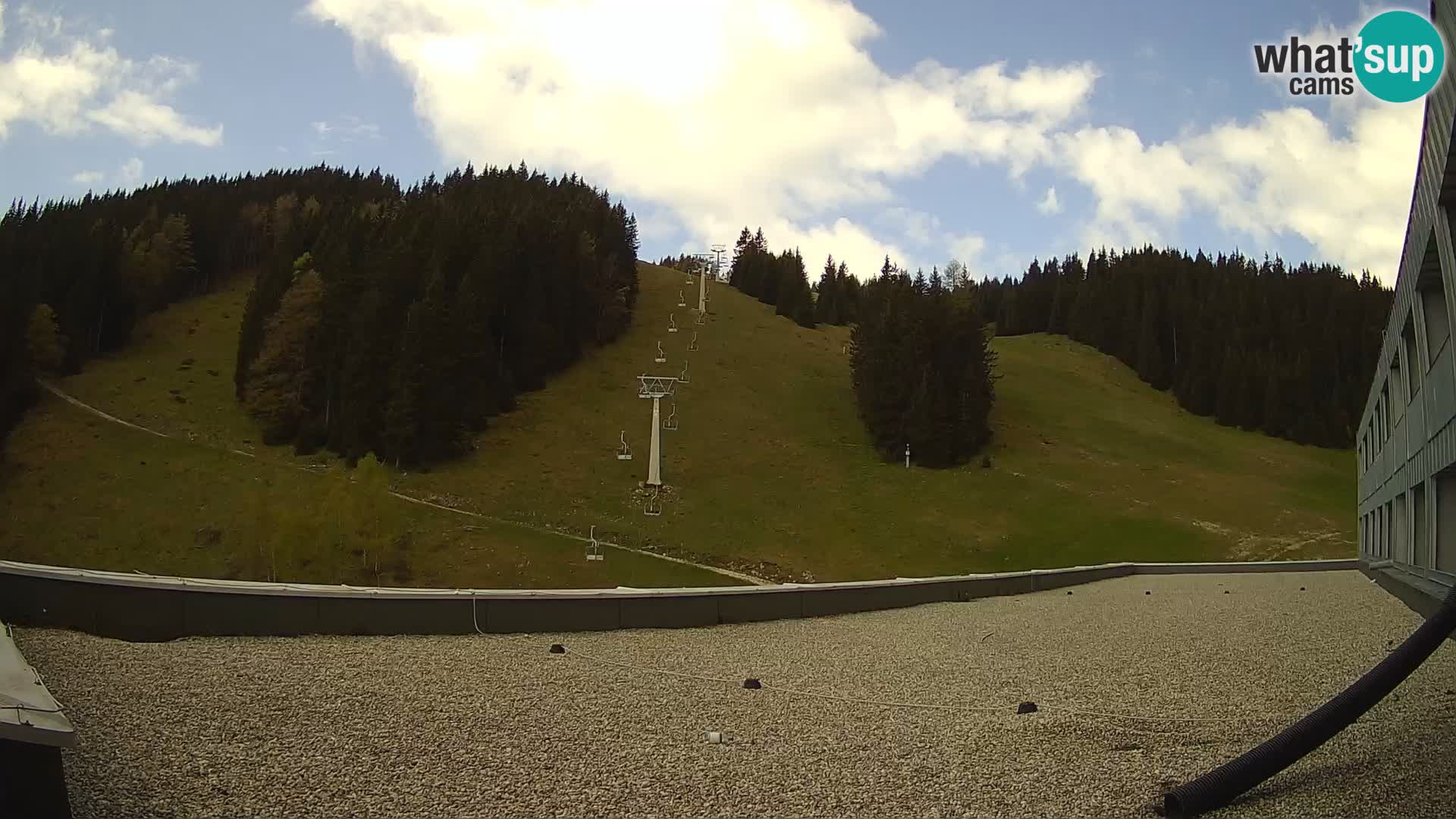 Cámara web en vivo de la estación de esquí GOLTE – vista a Medvedjak – Eslovenia