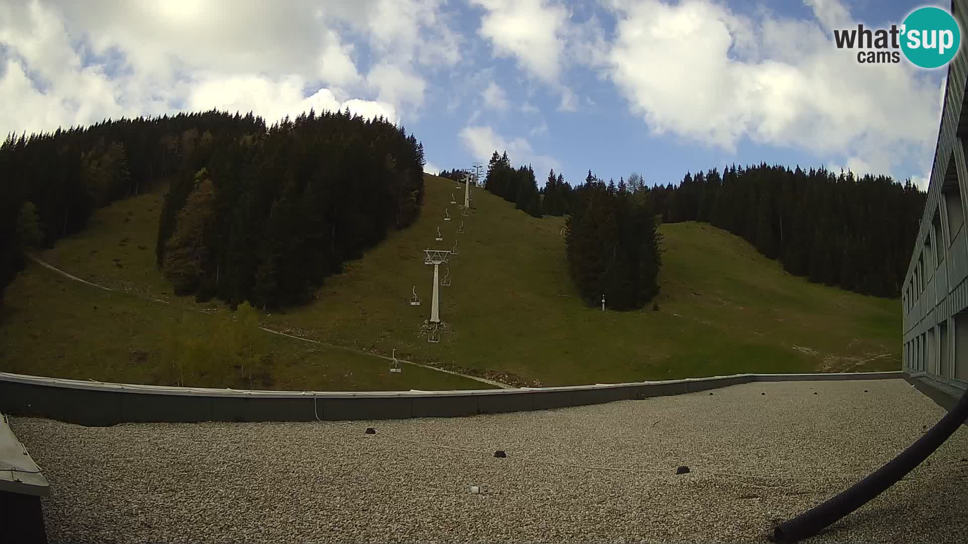 GOLTE skijalište web kamera – pogled na Medvedjak – Slovenija