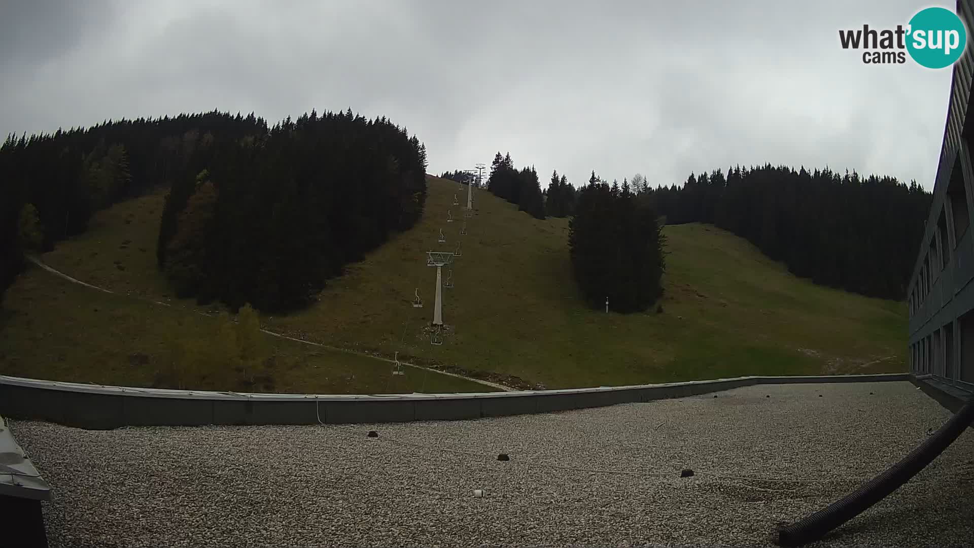 GOLTE Ski resort live webcam – view to Medvedjak – Slovenia
