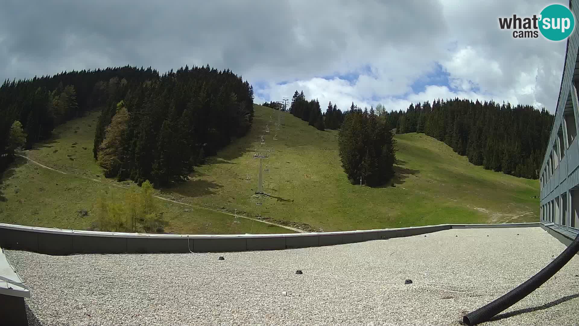 GOLTE skijalište web kamera – pogled na Medvedjak – Slovenija