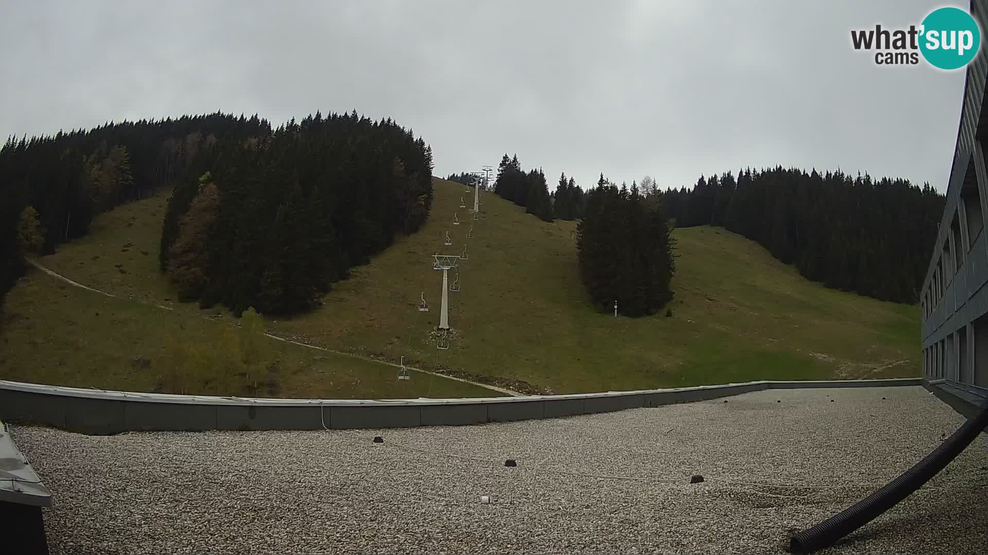 GOLTE skijalište web kamera – pogled na Medvedjak – Slovenija