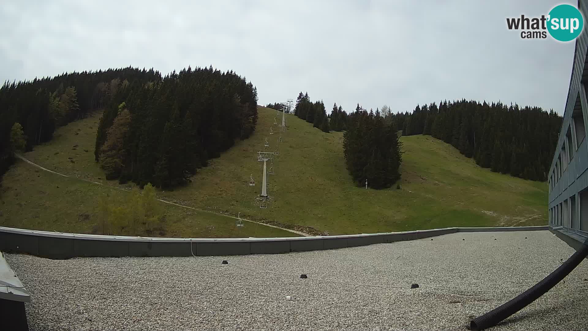 GOLTE Ski resort live webcam – view to Medvedjak – Slovenia