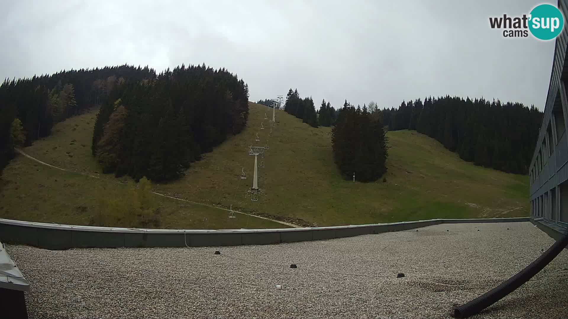 GOLTE skijalište web kamera – pogled na Medvedjak – Slovenija