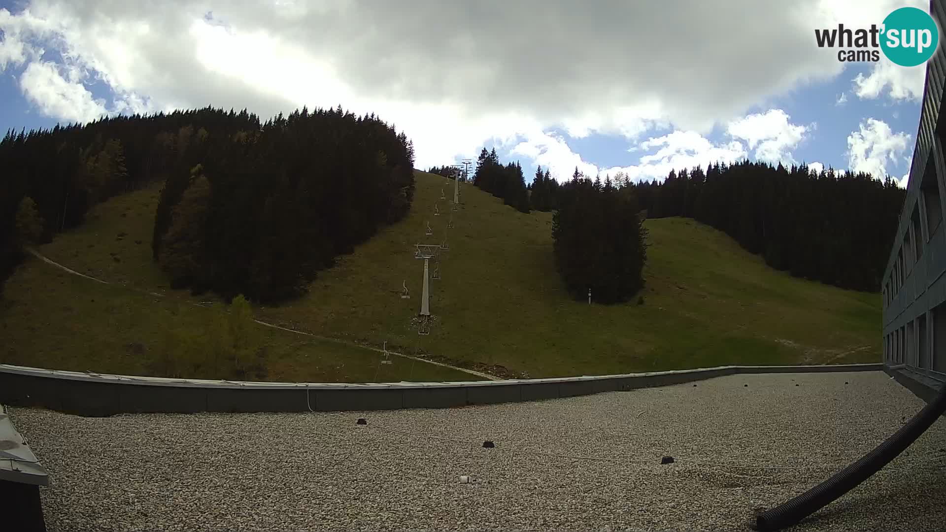 GOLTE skijalište web kamera – pogled na Medvedjak – Slovenija