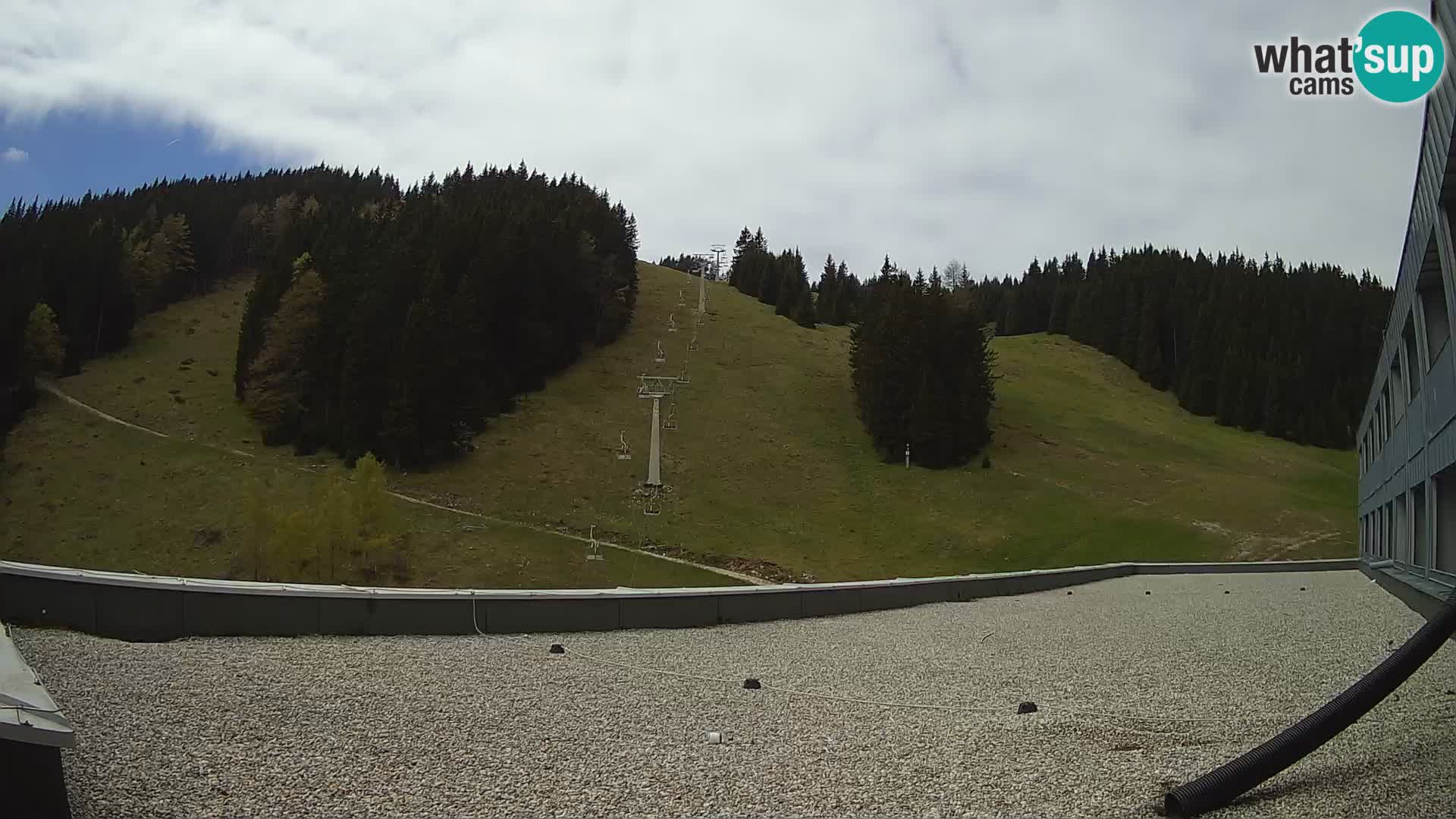 GOLTE Ski resort live webcam – view to Medvedjak – Slovenia