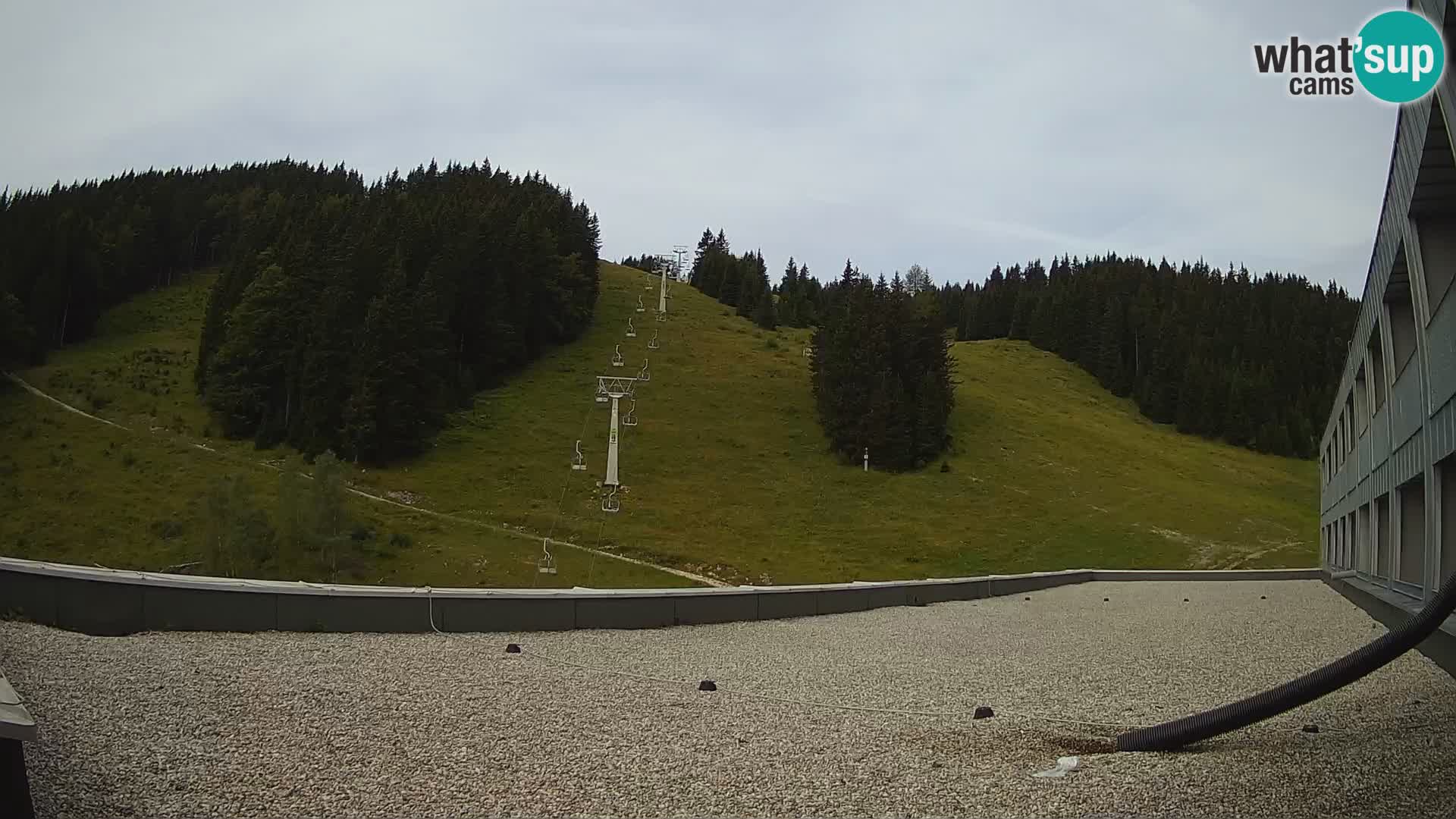 Webcam en direct de la station de ski de GOLTE – vue sur Medvedjak – Slovénie